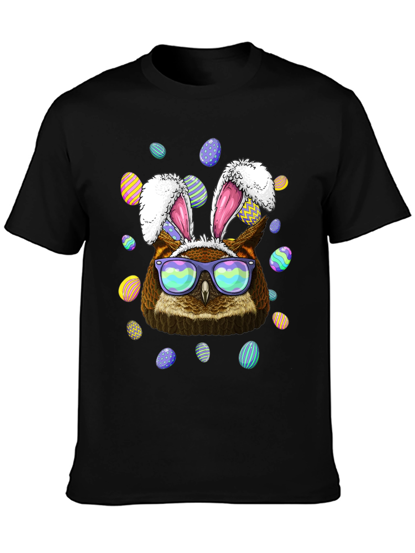 Easter Owl Bunny Ears T-Shirt