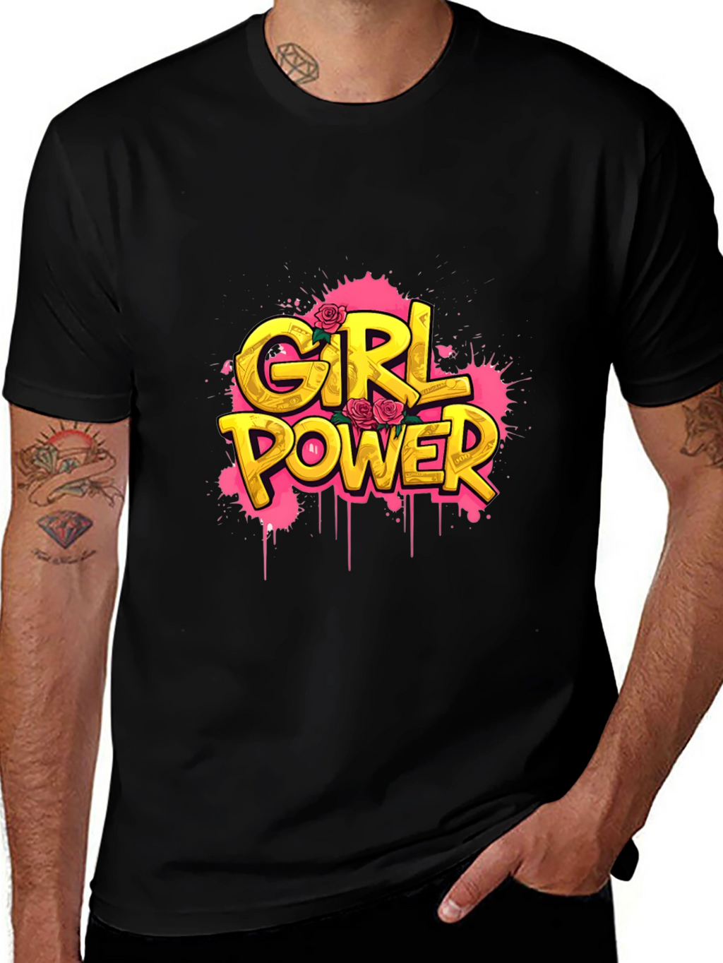 Girl Power Graphic Tee - Bold Statement Shirt