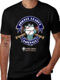 Zombie League Baseball T-Shirt - Unique Design