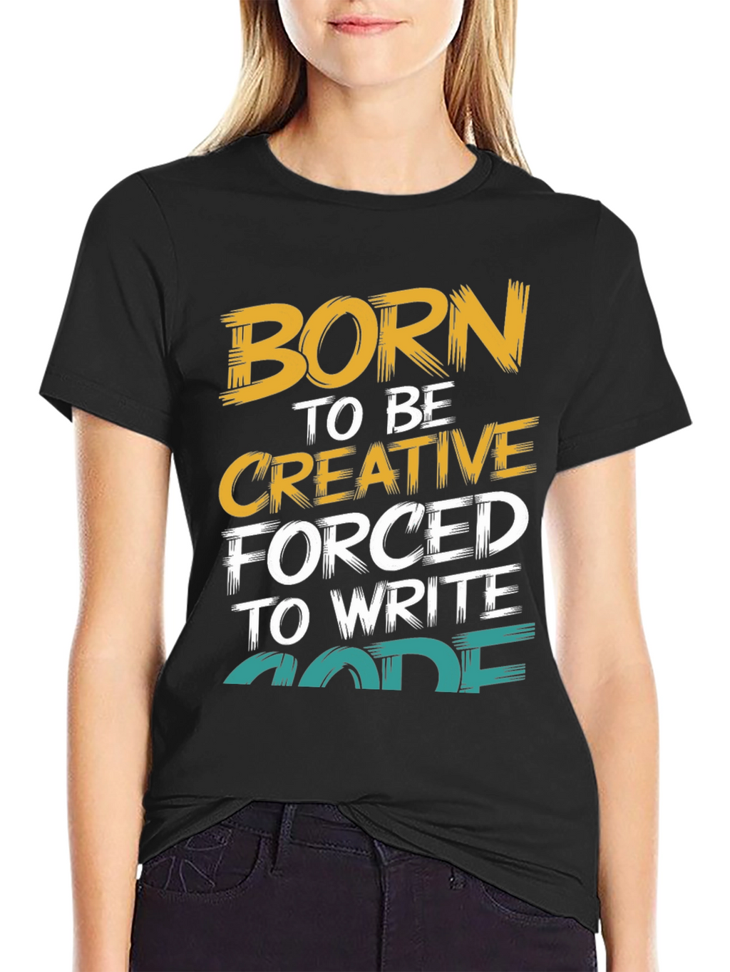 Born to Be Creative Code T-Shirt