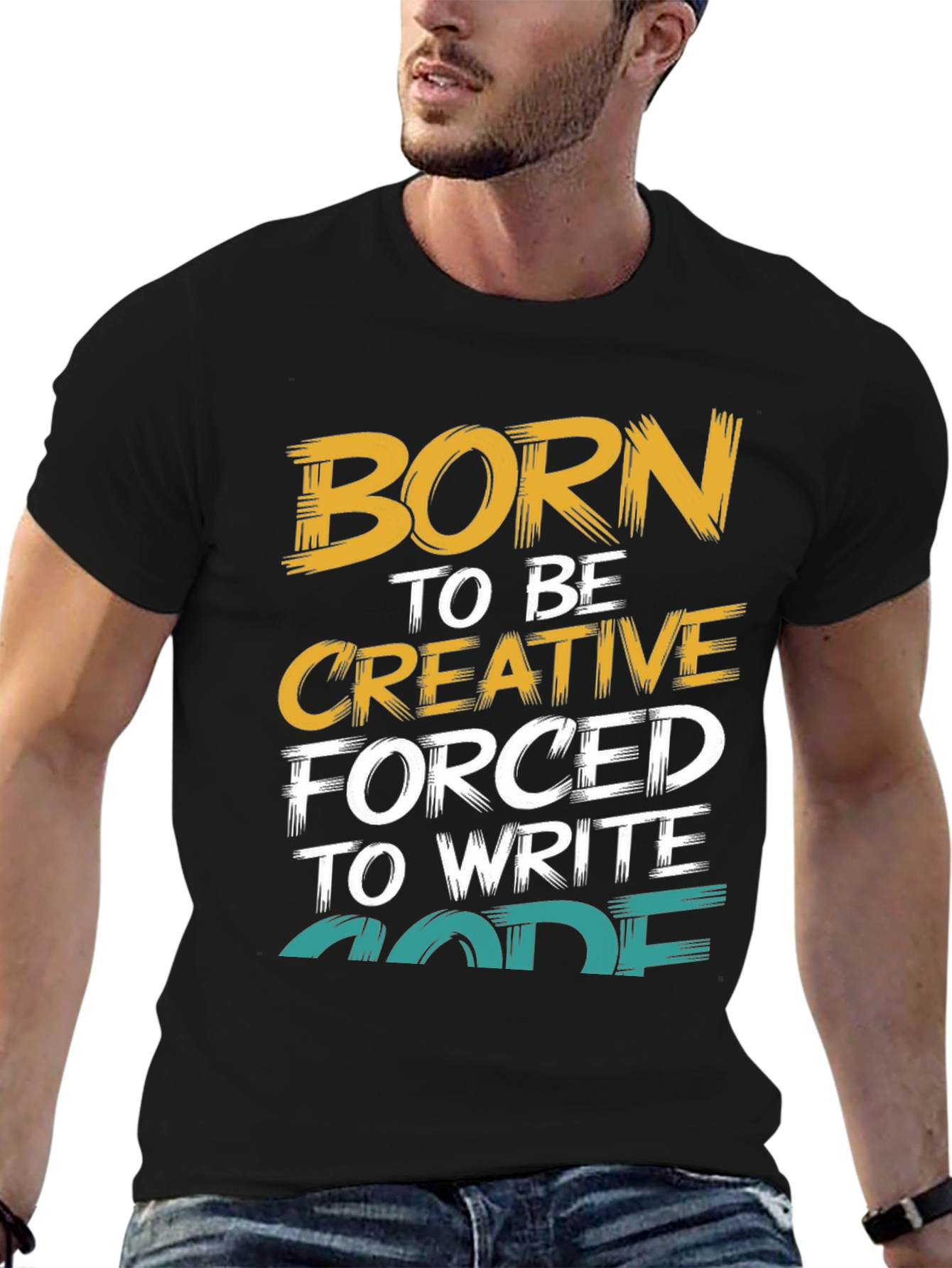 Born to Be Creative Code T-Shirt