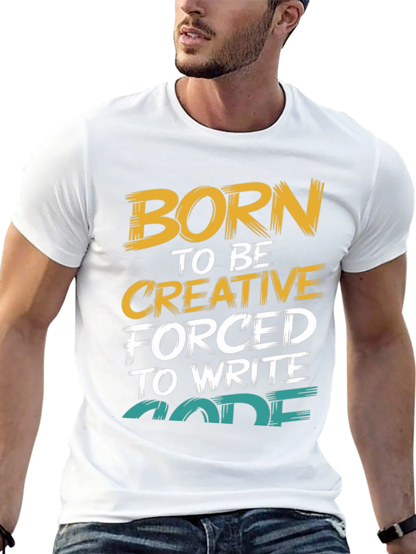 Born to Be Creative Code T-Shirt