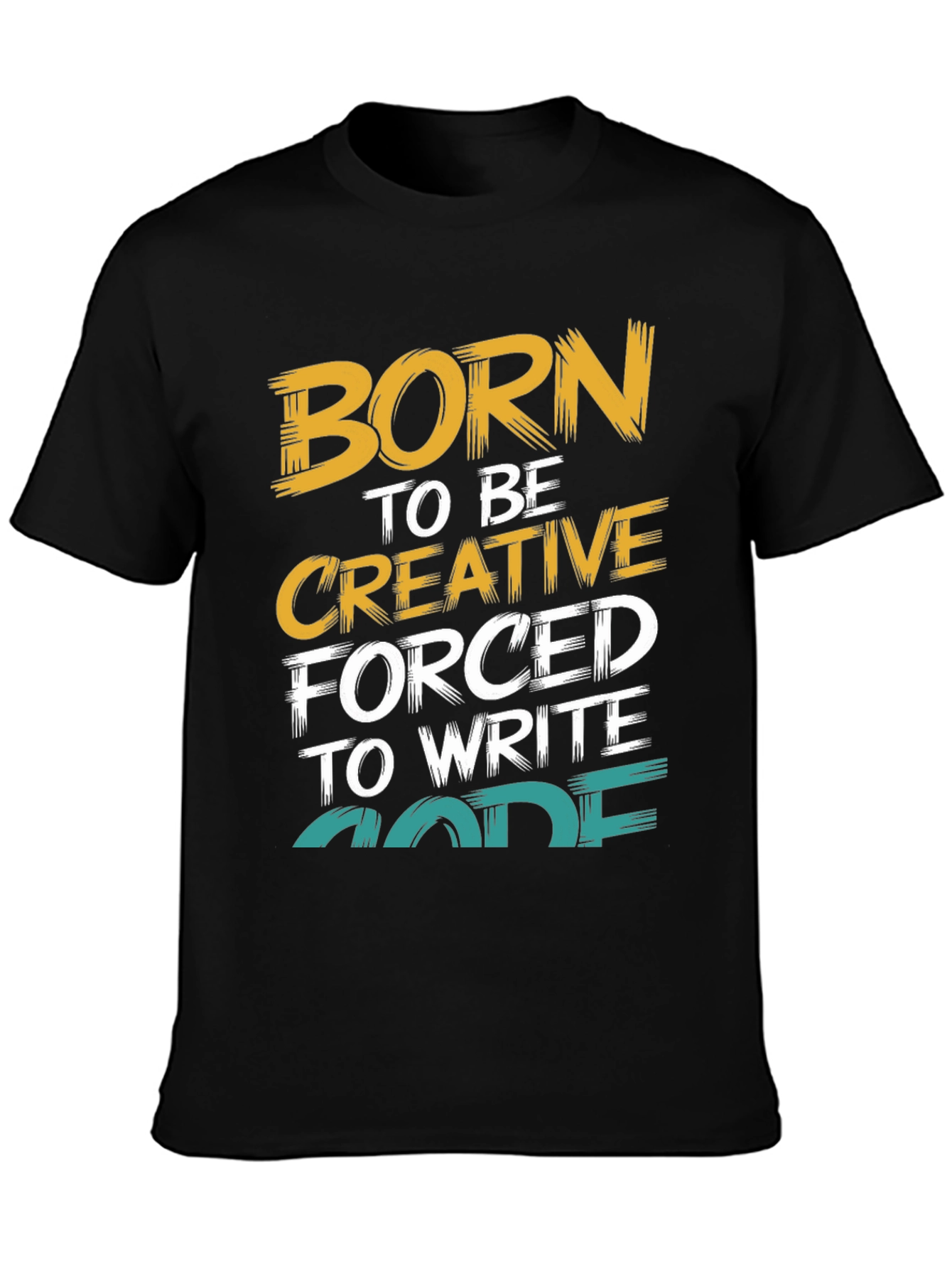 Born to Be Creative Code T-Shirt