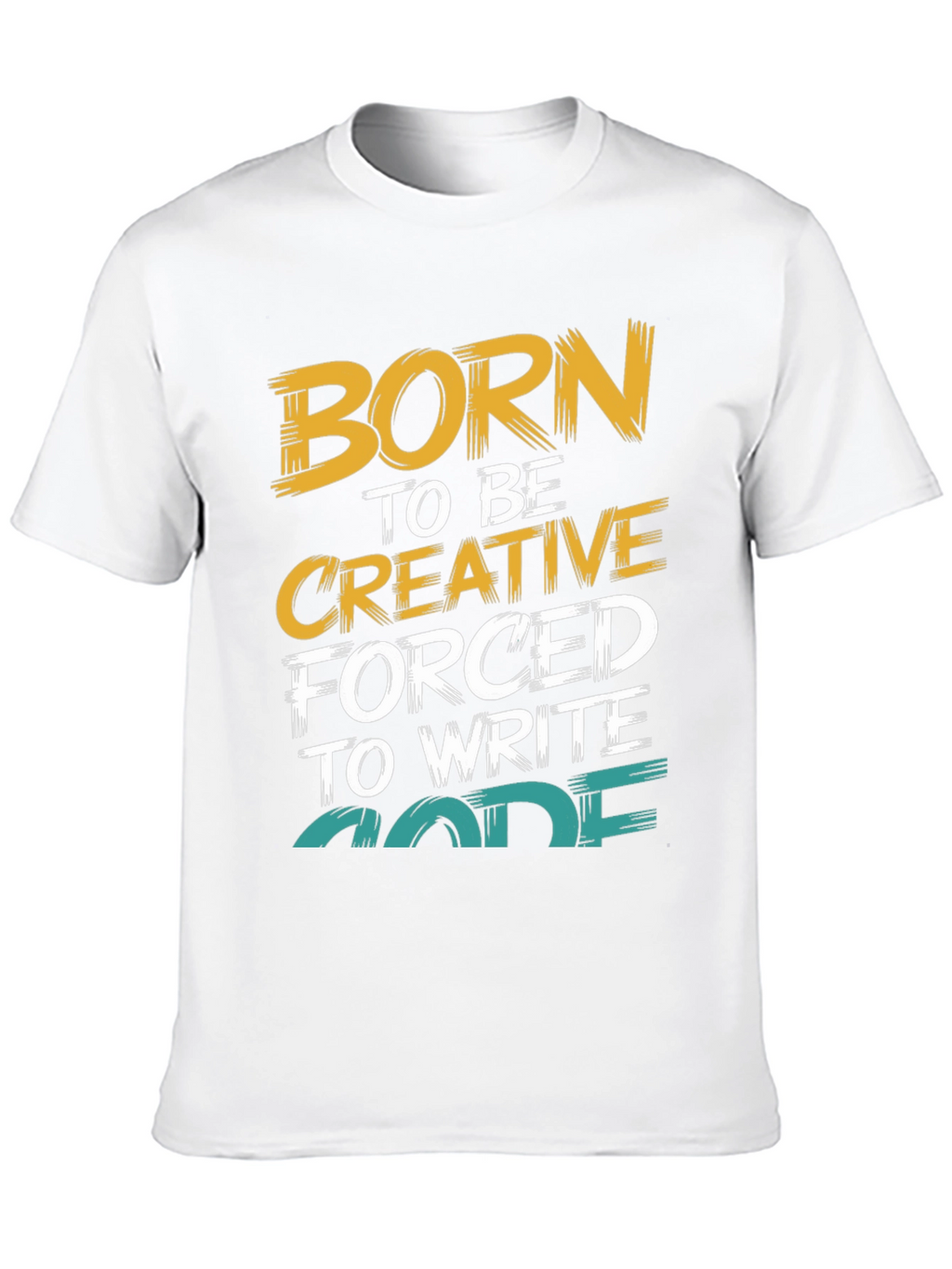 Born to Be Creative Code T-Shirt