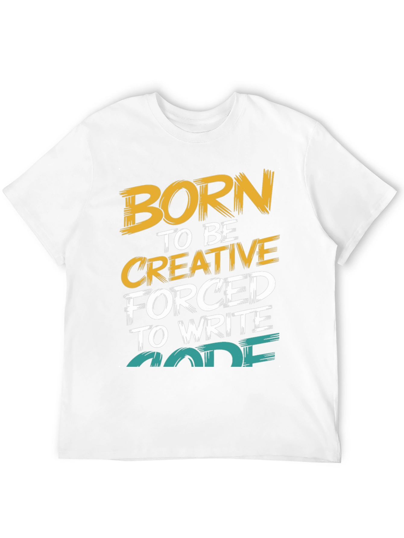 Born to Be Creative Code T-Shirt