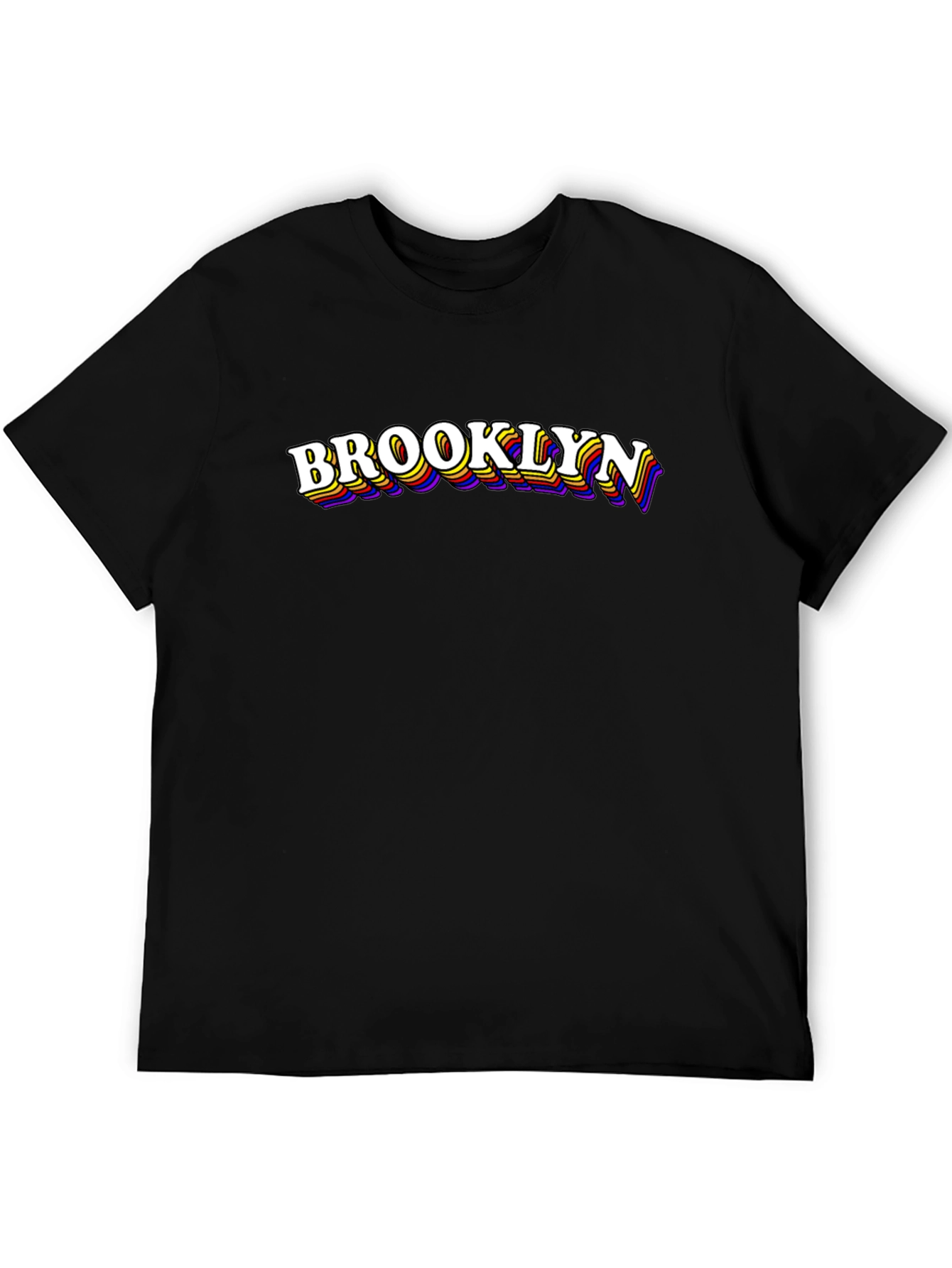 Brooklyn Retro Graphic Tee - Black