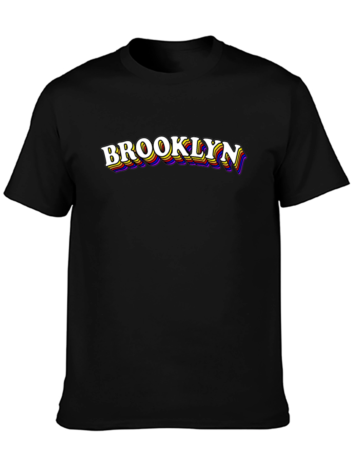 Brooklyn Retro Graphic Tee - Black