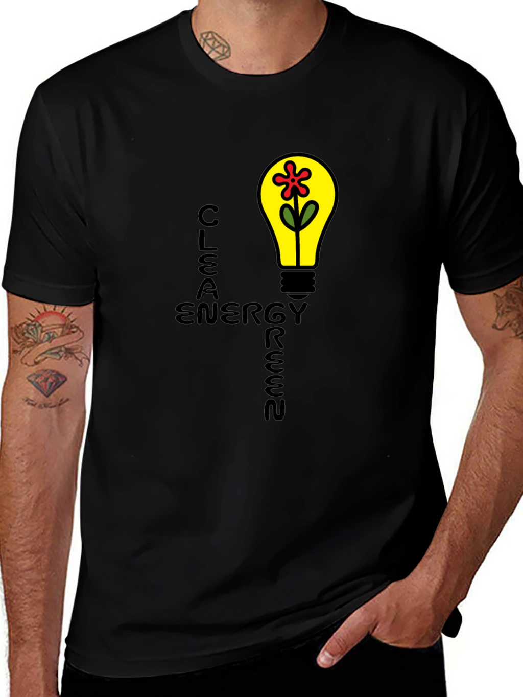Eco-Friendly Clean Energy Graphic Tee