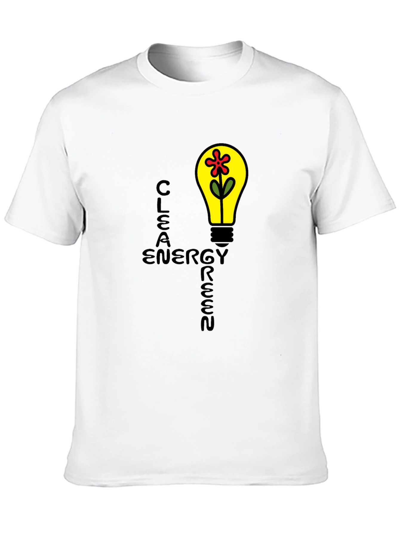 Eco-Friendly Clean Energy Graphic Tee