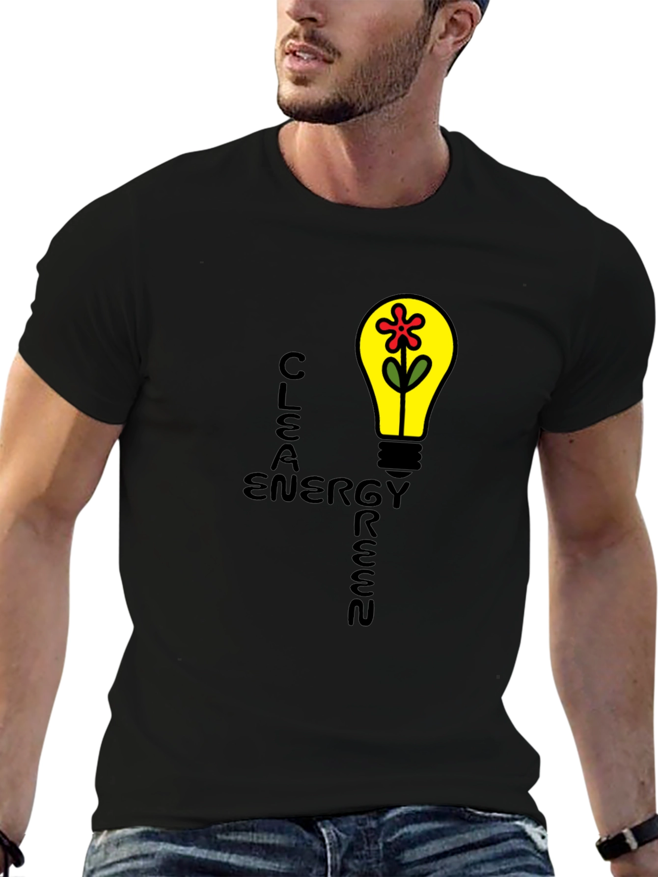 Eco-Friendly Clean Energy Graphic Tee