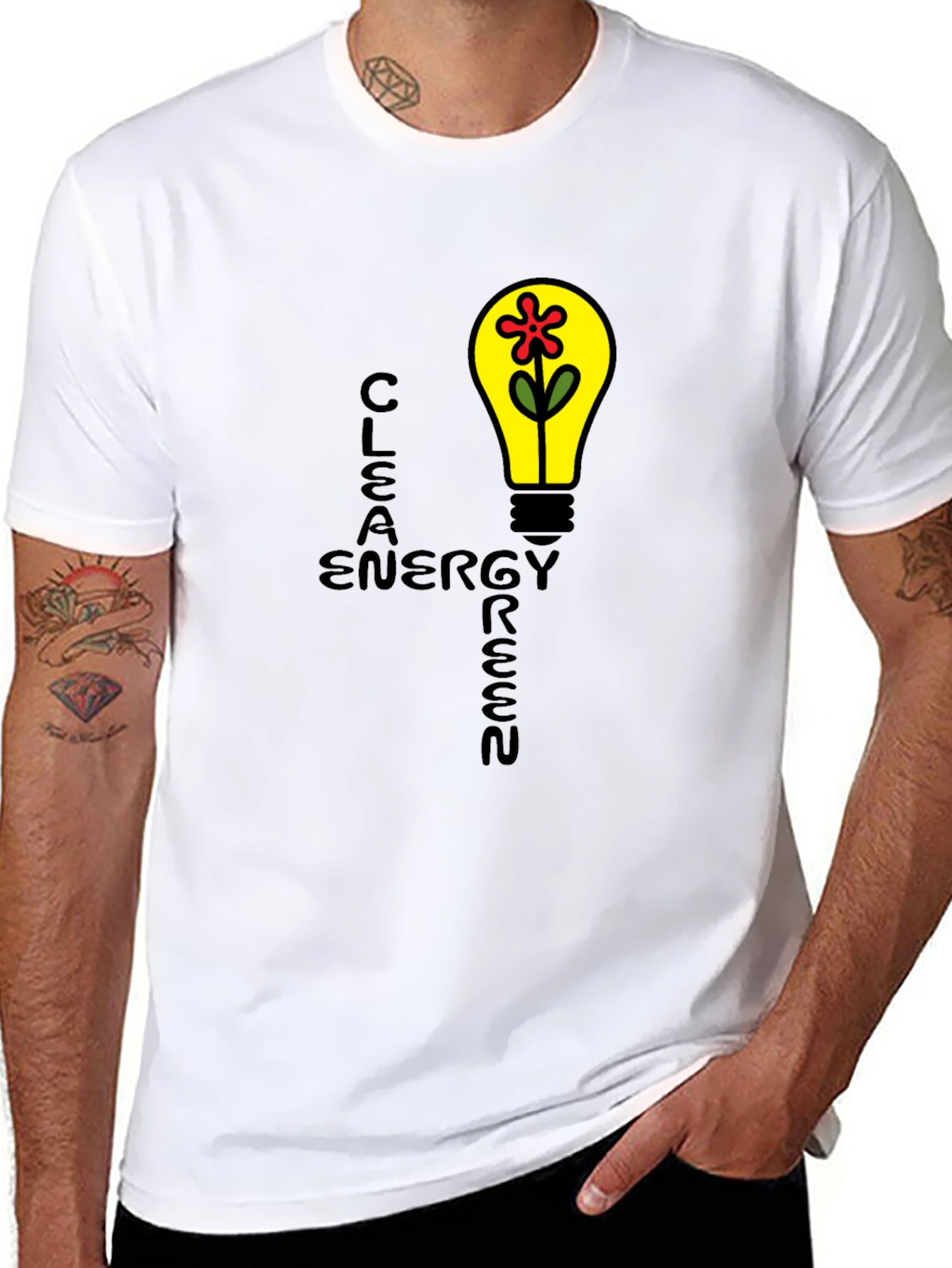 Eco-Friendly Clean Energy Graphic Tee