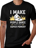 DJ Super Power Graphic T-Shirt