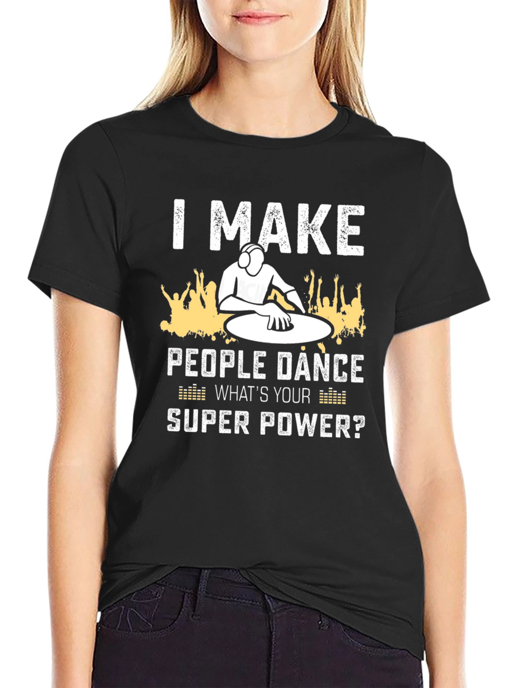 DJ Super Power Graphic T-Shirt
