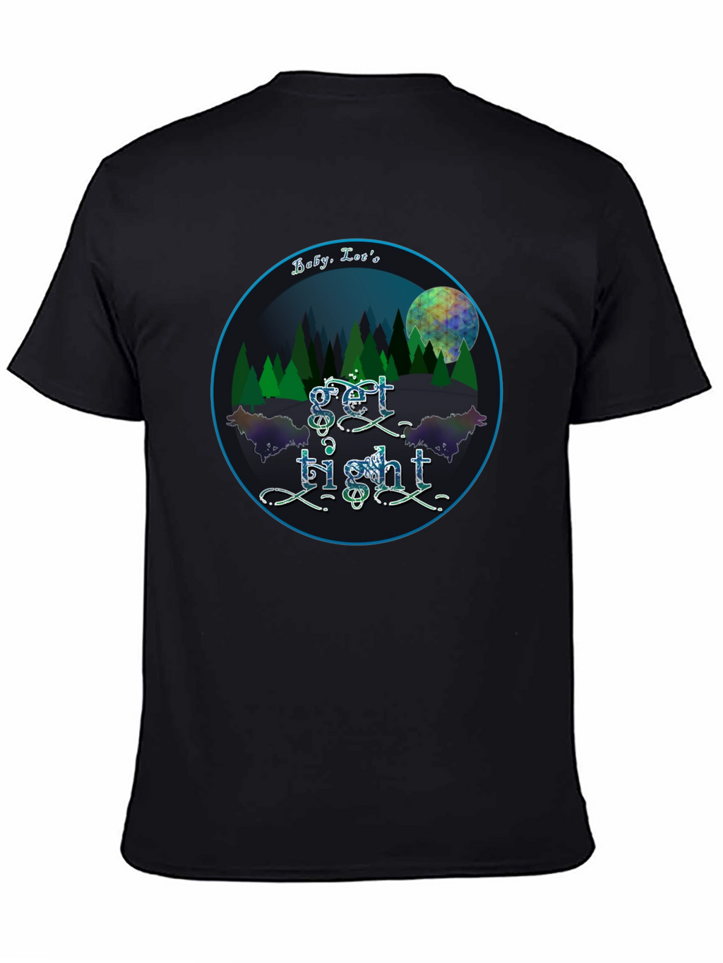 Get Tight Graphic Tee - Unisex Black T-Shirt