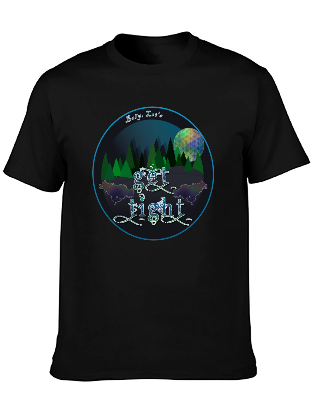 Get Tight Graphic Tee - Unisex Black T-Shirt