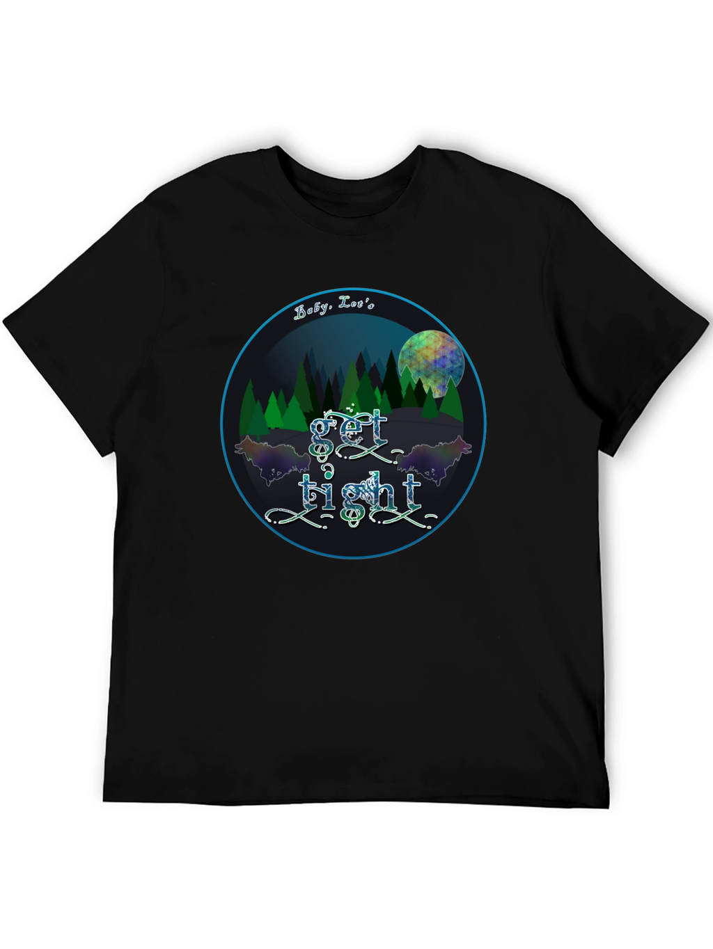Get Tight Graphic Tee - Unisex Black T-Shirt
