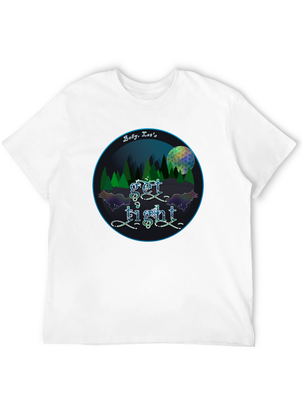 Get Tight Graphic Tee - Unisex Black T-Shirt