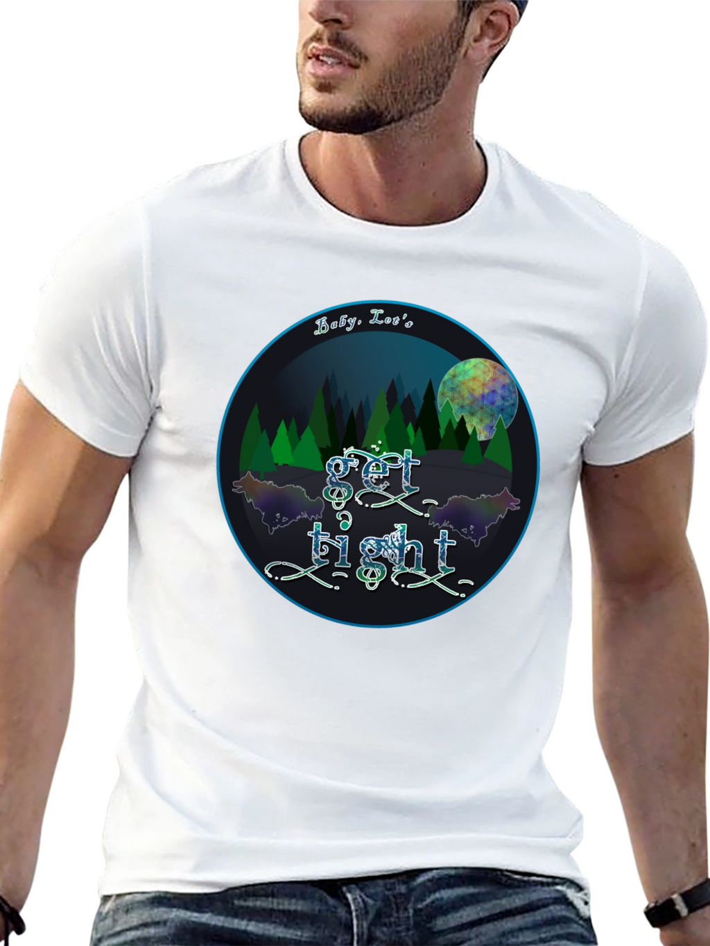Get Tight Graphic Tee - Unisex Black T-Shirt