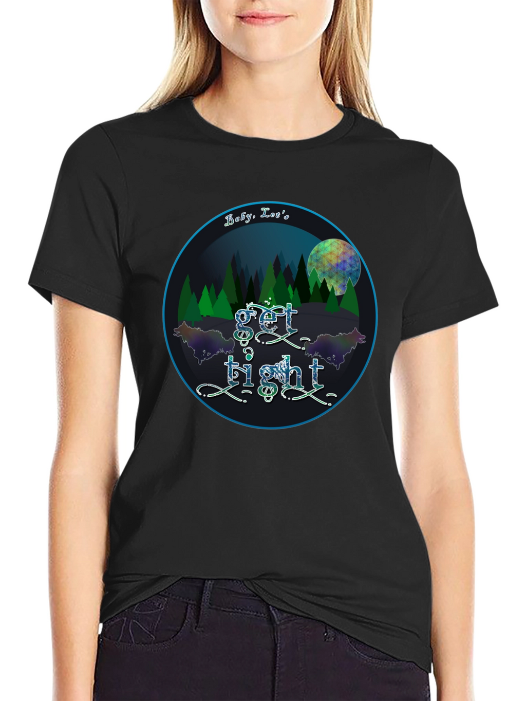 Get Tight Graphic Tee - Unisex Black T-Shirt