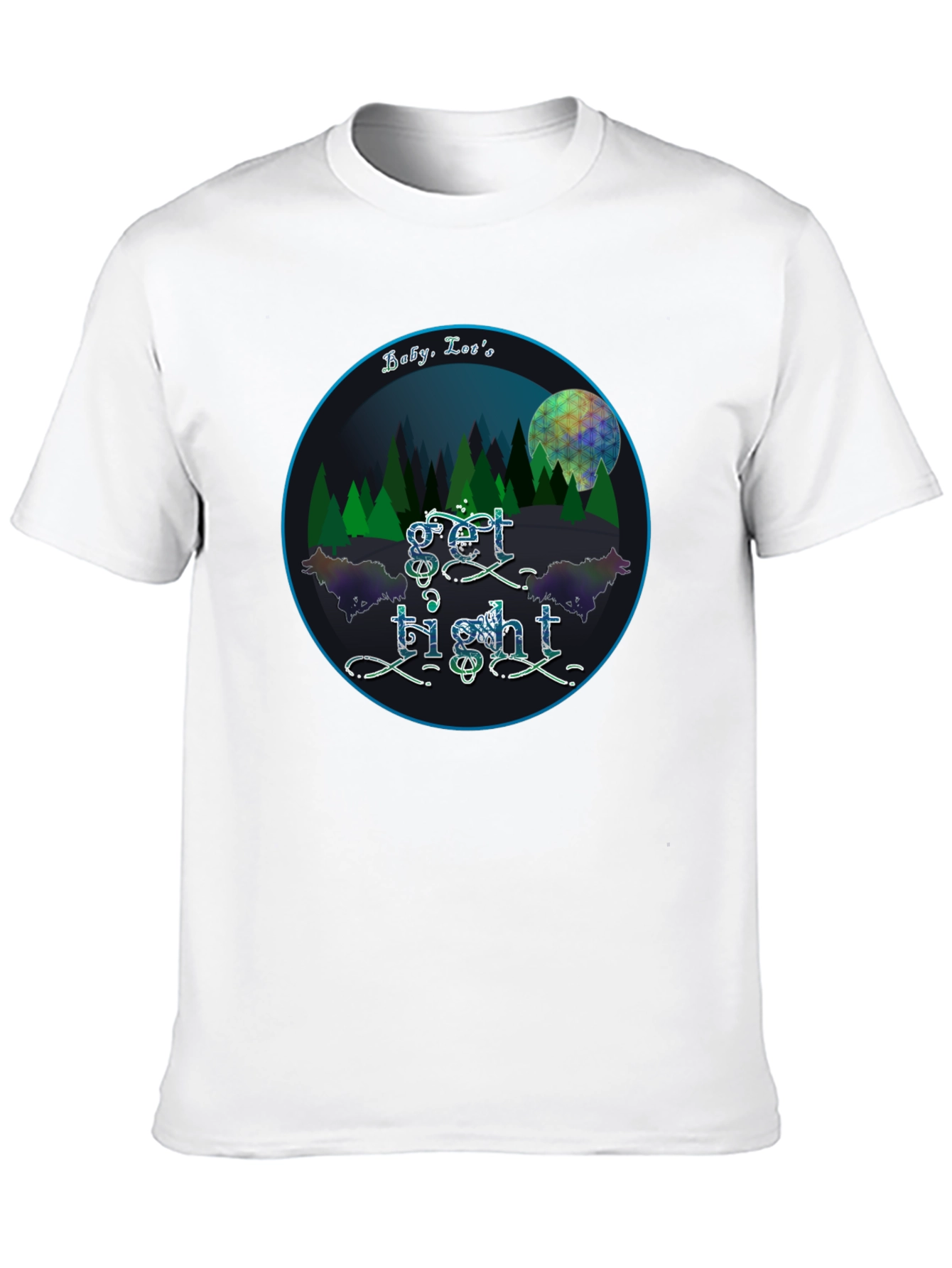 Get Tight Graphic Tee - Unisex Black T-Shirt