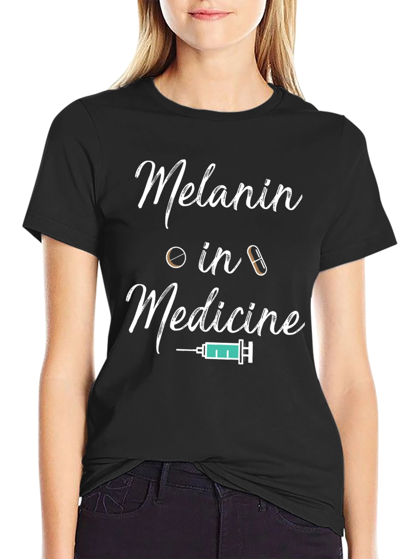 Melanin in Medicine Graphic Tee