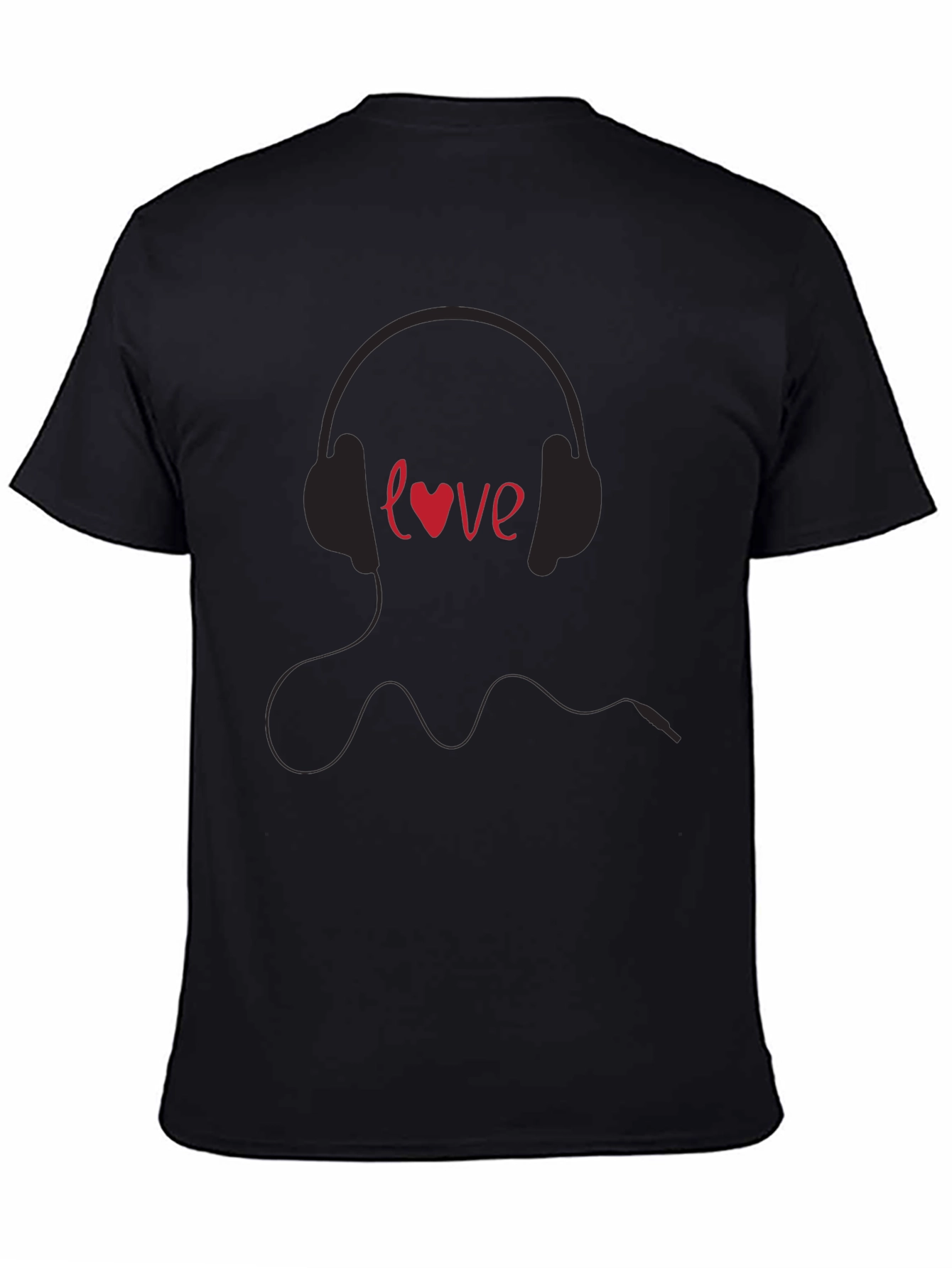 Love Music Black T-Shirt