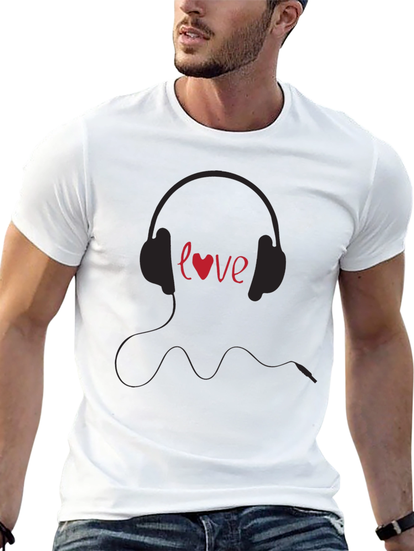 Love Music Black T-Shirt
