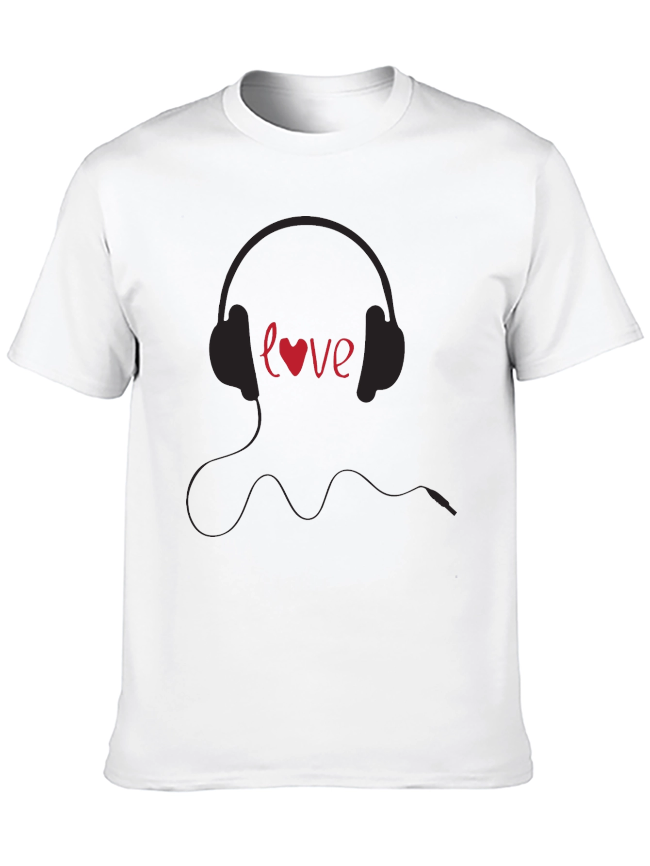 Love Music Black T-Shirt