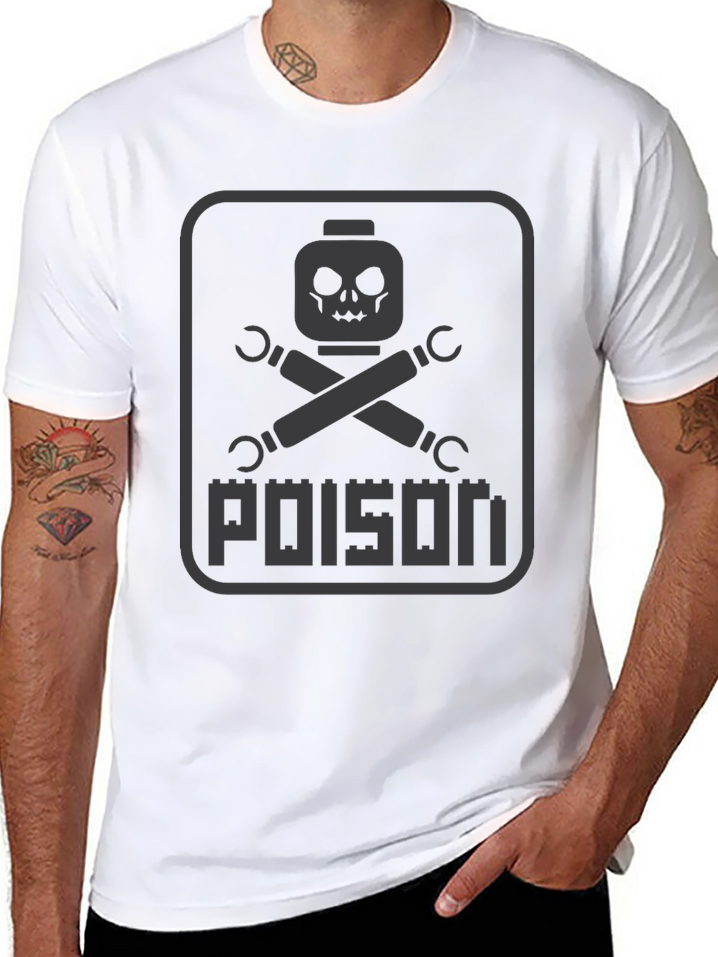 LEGO Poison T-Shirt - Skull & Crossbones