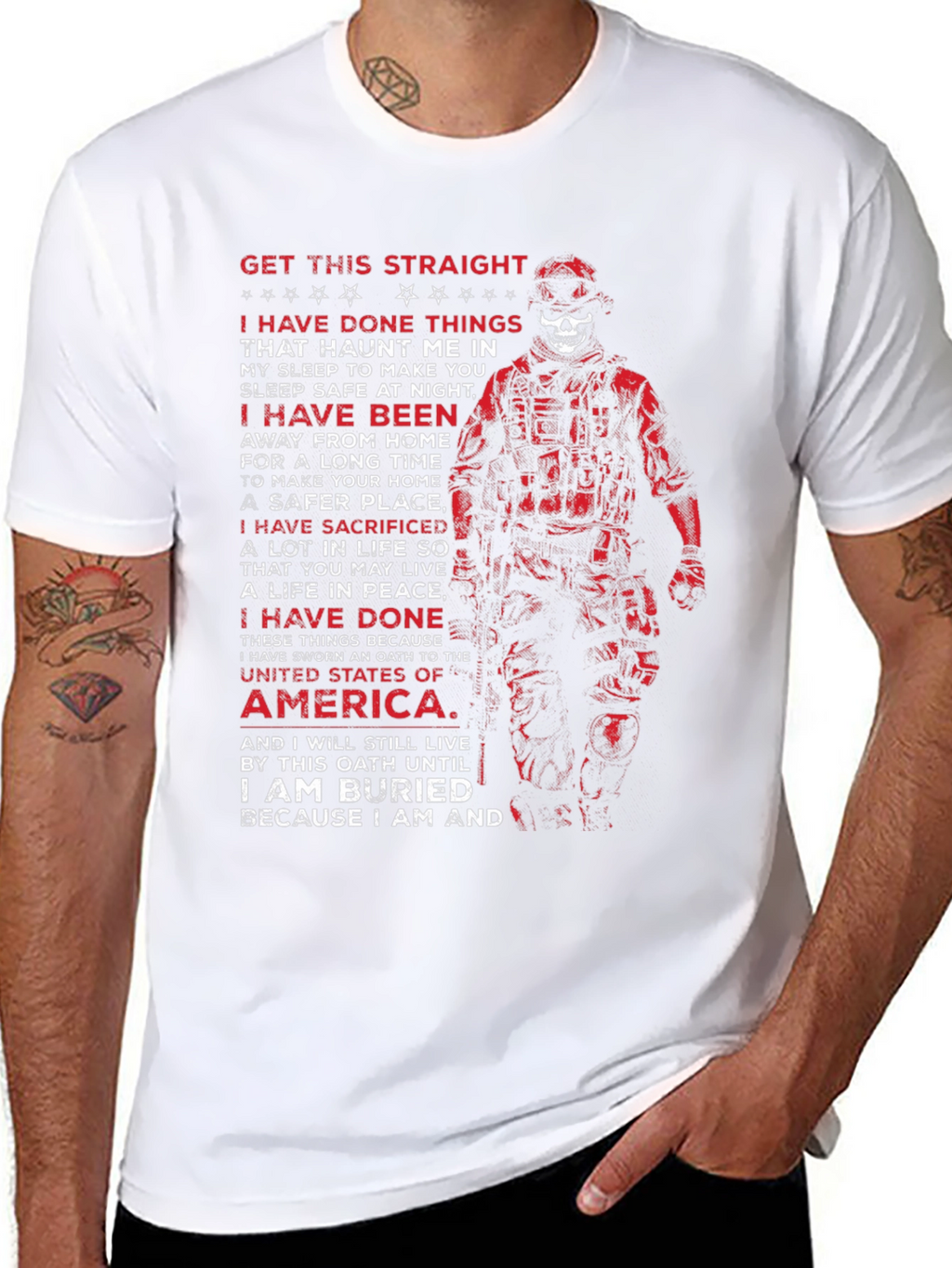 American Patriot T-Shirt: Oath Keeper Graphic Tee