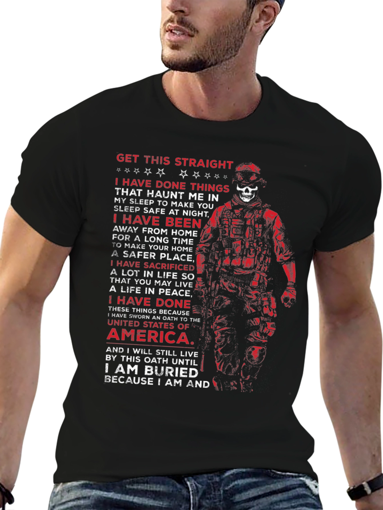 American Patriot T-Shirt: Oath Keeper Graphic Tee