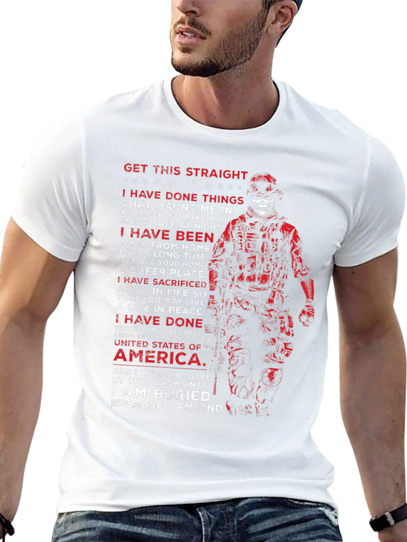 American Patriot T-Shirt: Oath Keeper Graphic Tee