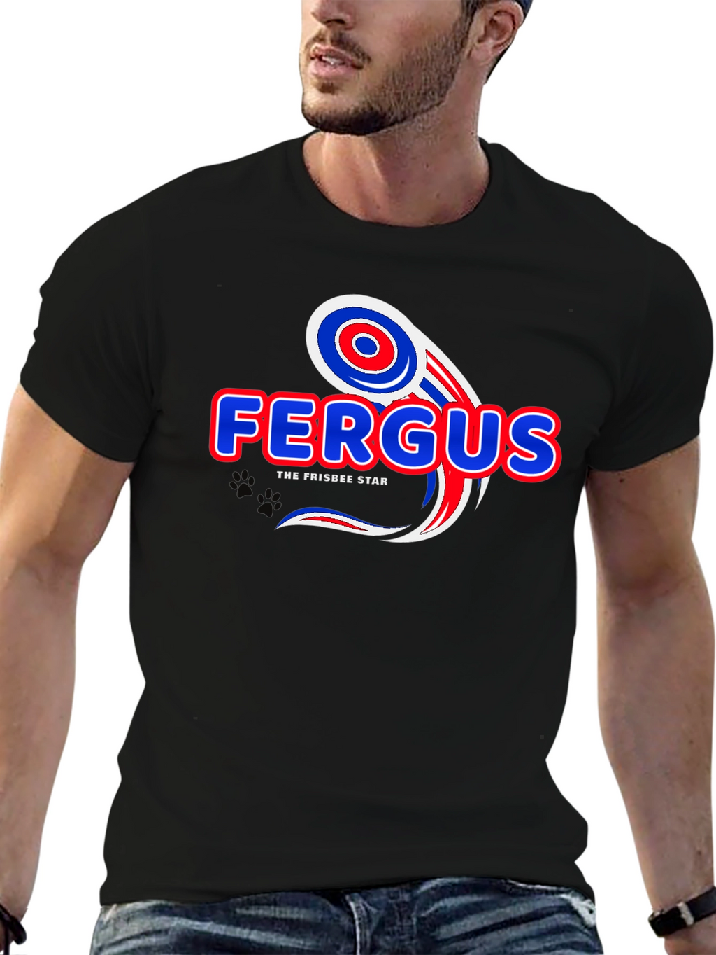 Fergus Frisbee Star T-Shirt