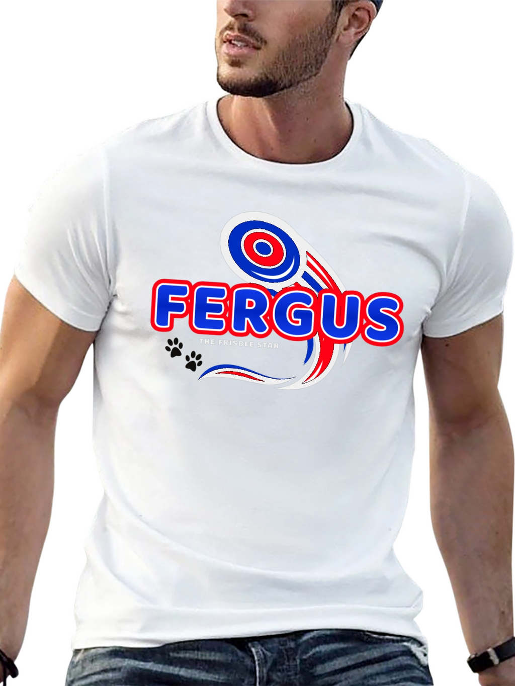 Fergus Frisbee Star T-Shirt
