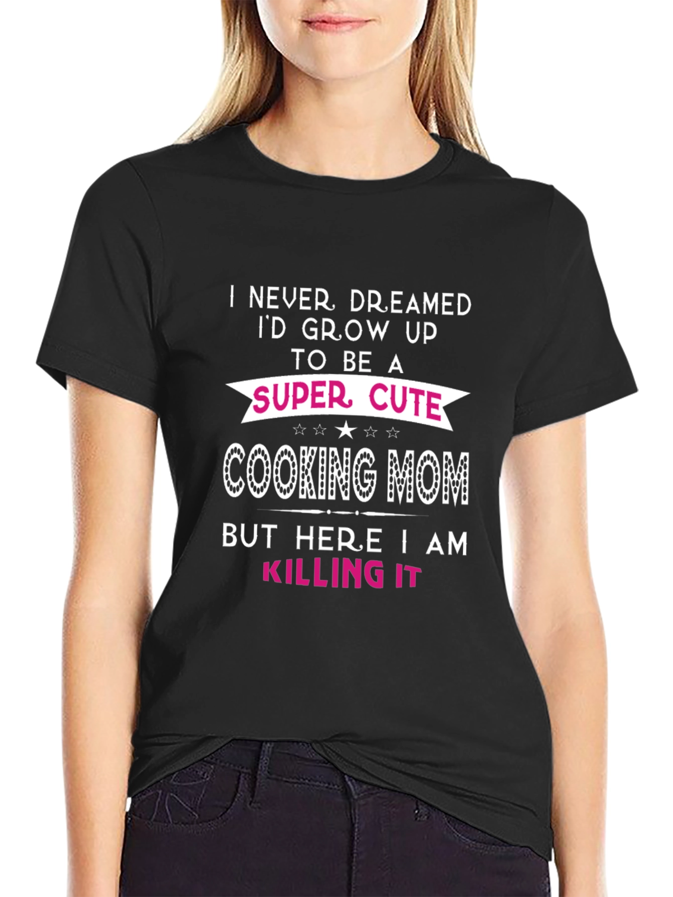 Super Cute Cooking Mom T-Shirt