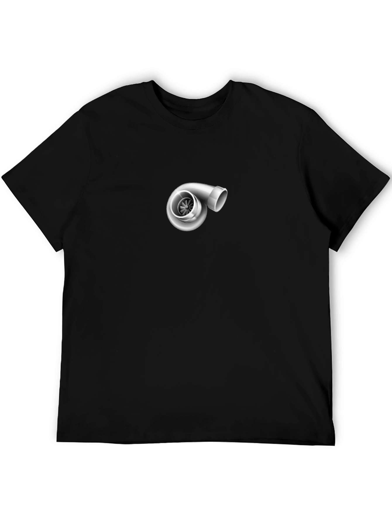Turbo Graphic Tee - Black Cotton Blend
