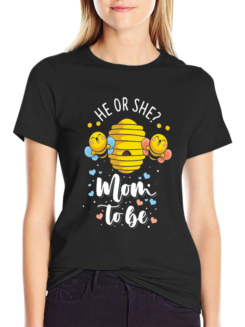 Mom To Bee T-Shirt Gender Reveal