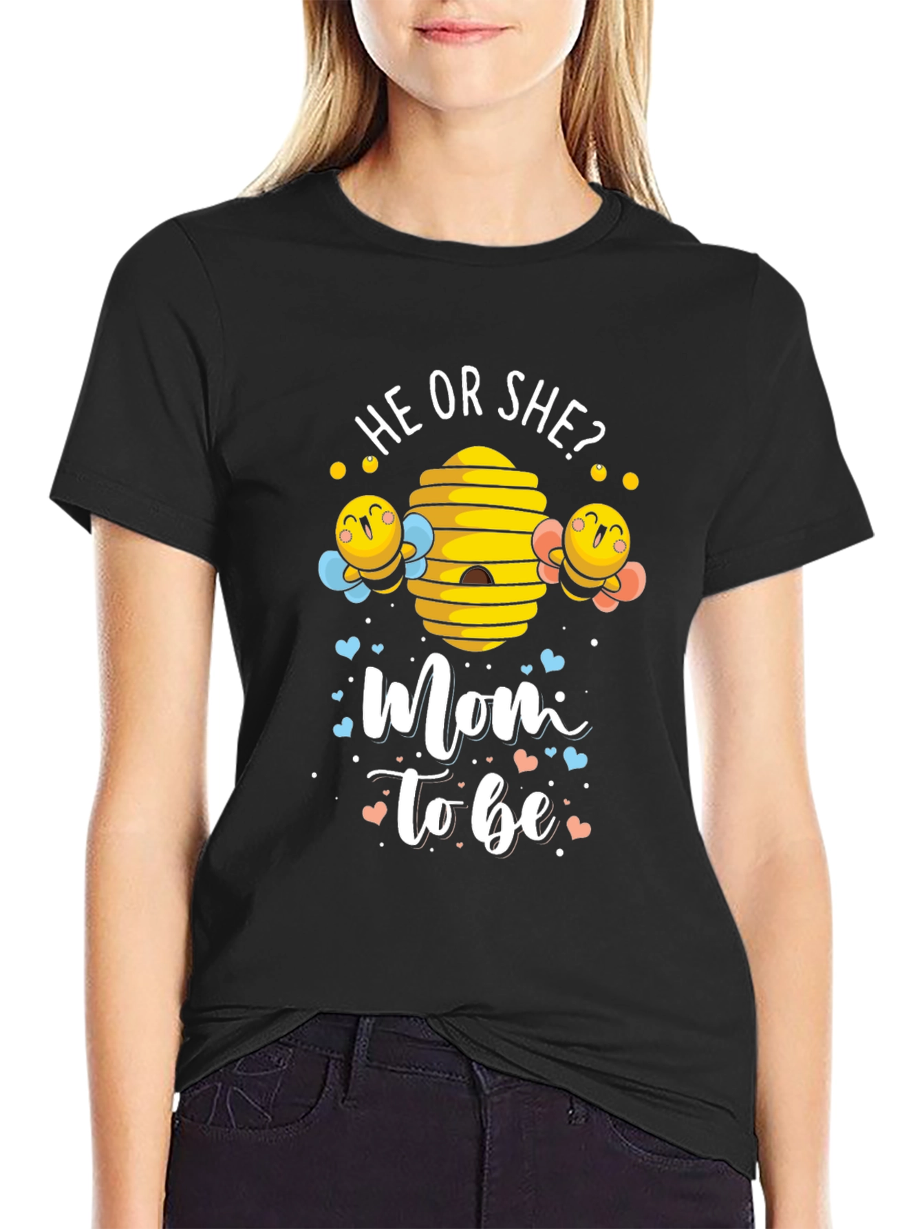 Mom To Bee T-Shirt Gender Reveal
