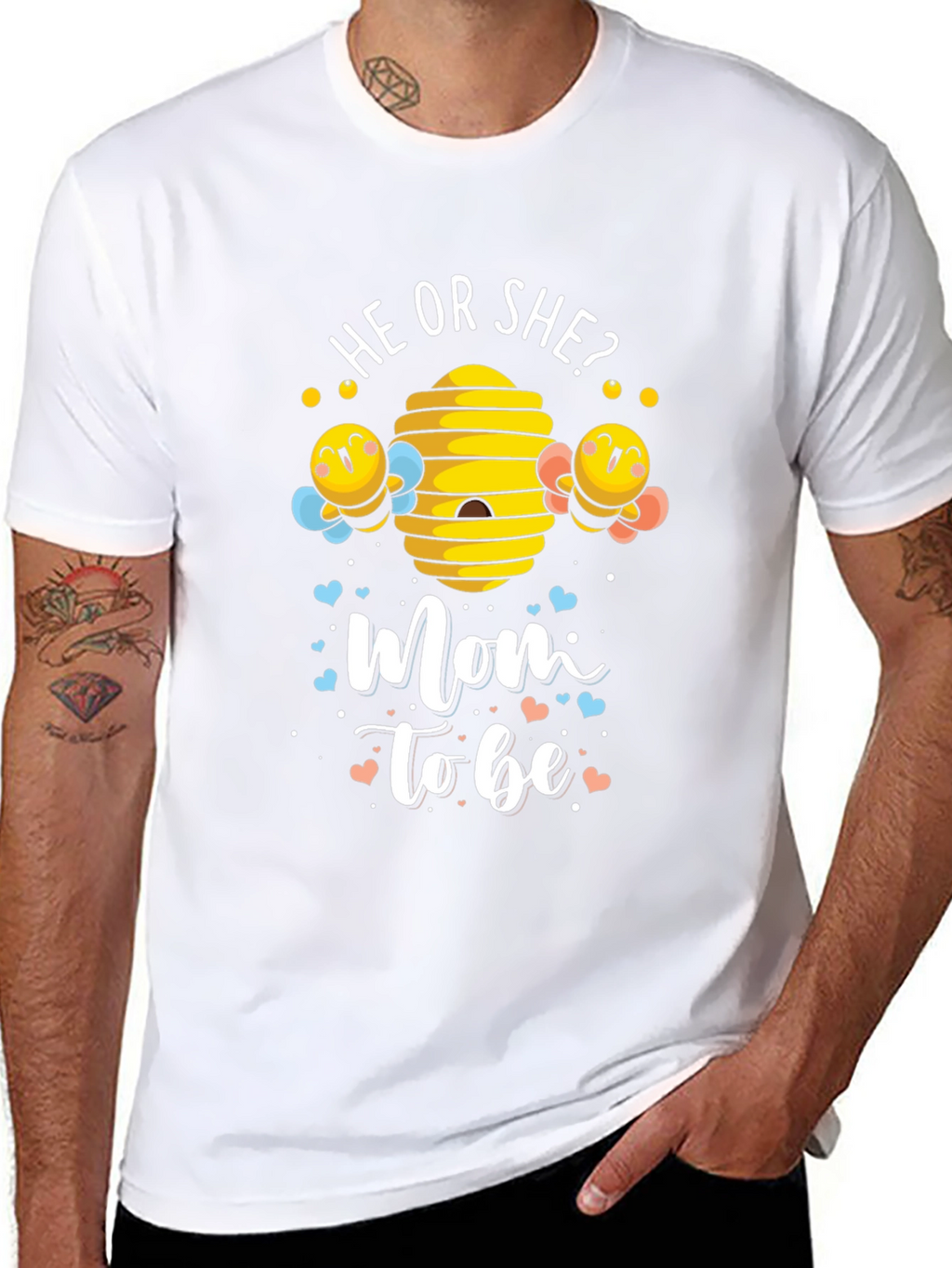 Mom To Bee T-Shirt Gender Reveal