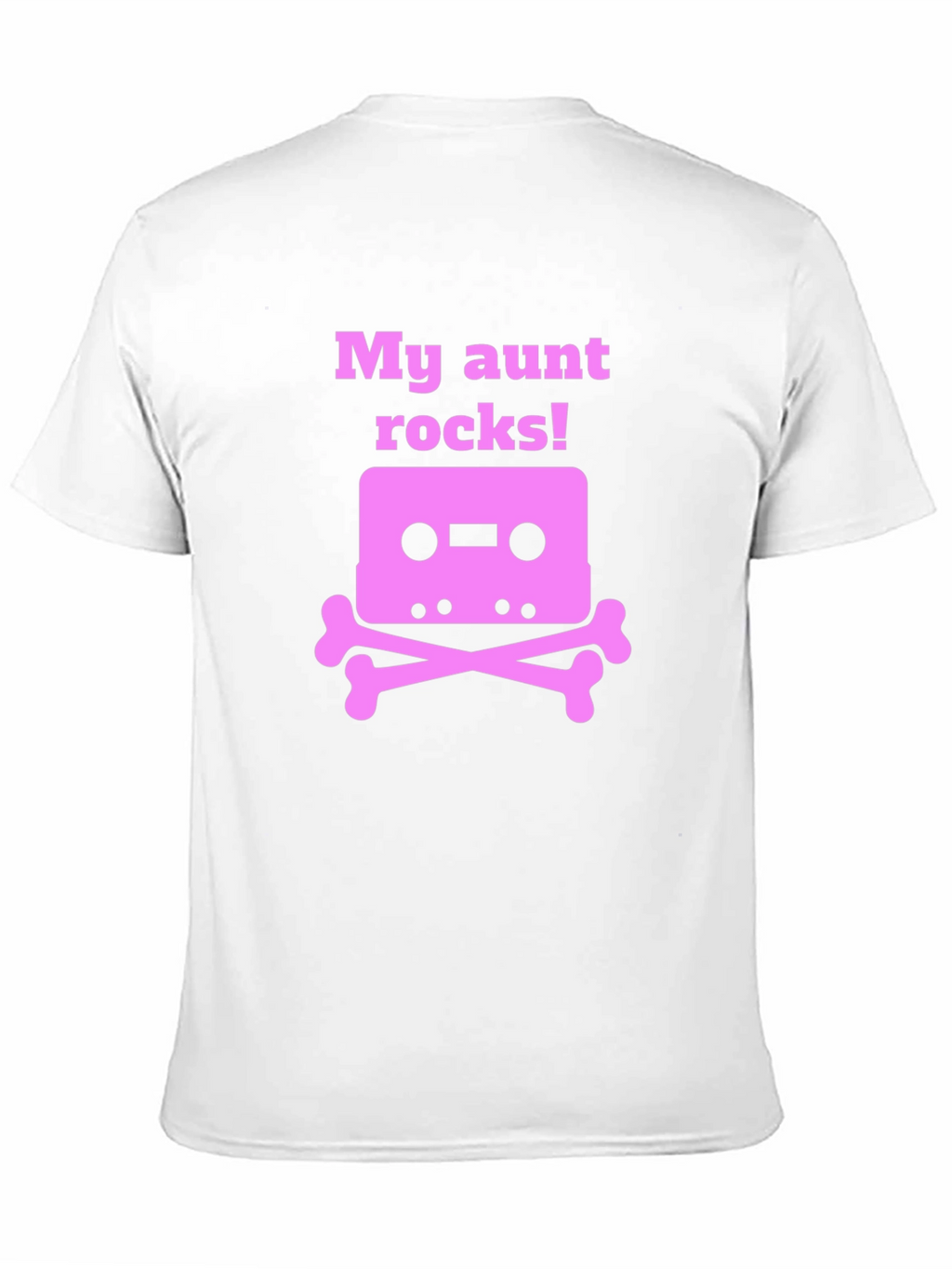 My Aunt Rocks T-Shirt - Cassette & Crossbones Design