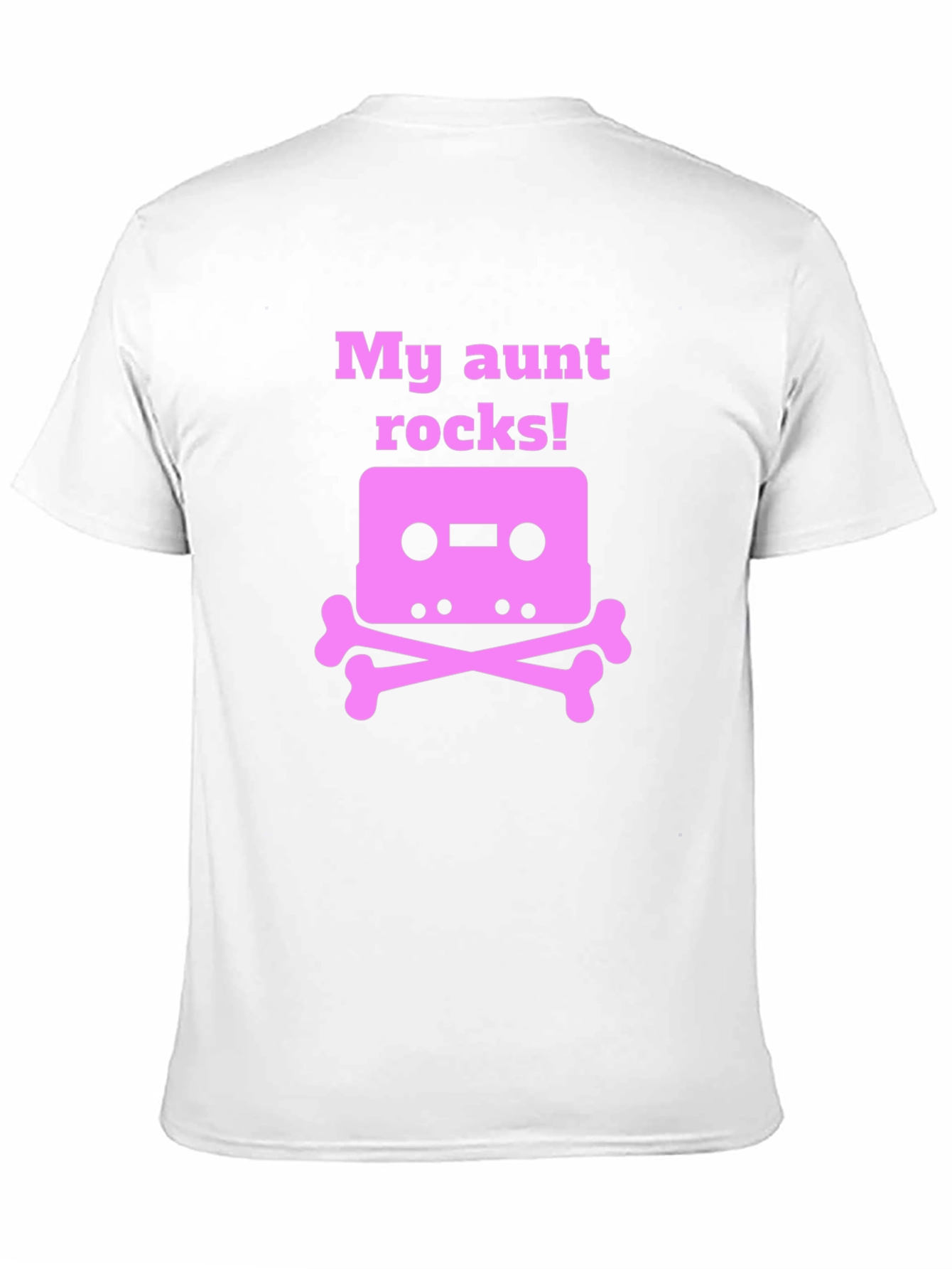 My Aunt Rocks T-Shirt - Cassette & Crossbones Design