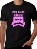 My Aunt Rocks T-Shirt - Cassette & Crossbones Design