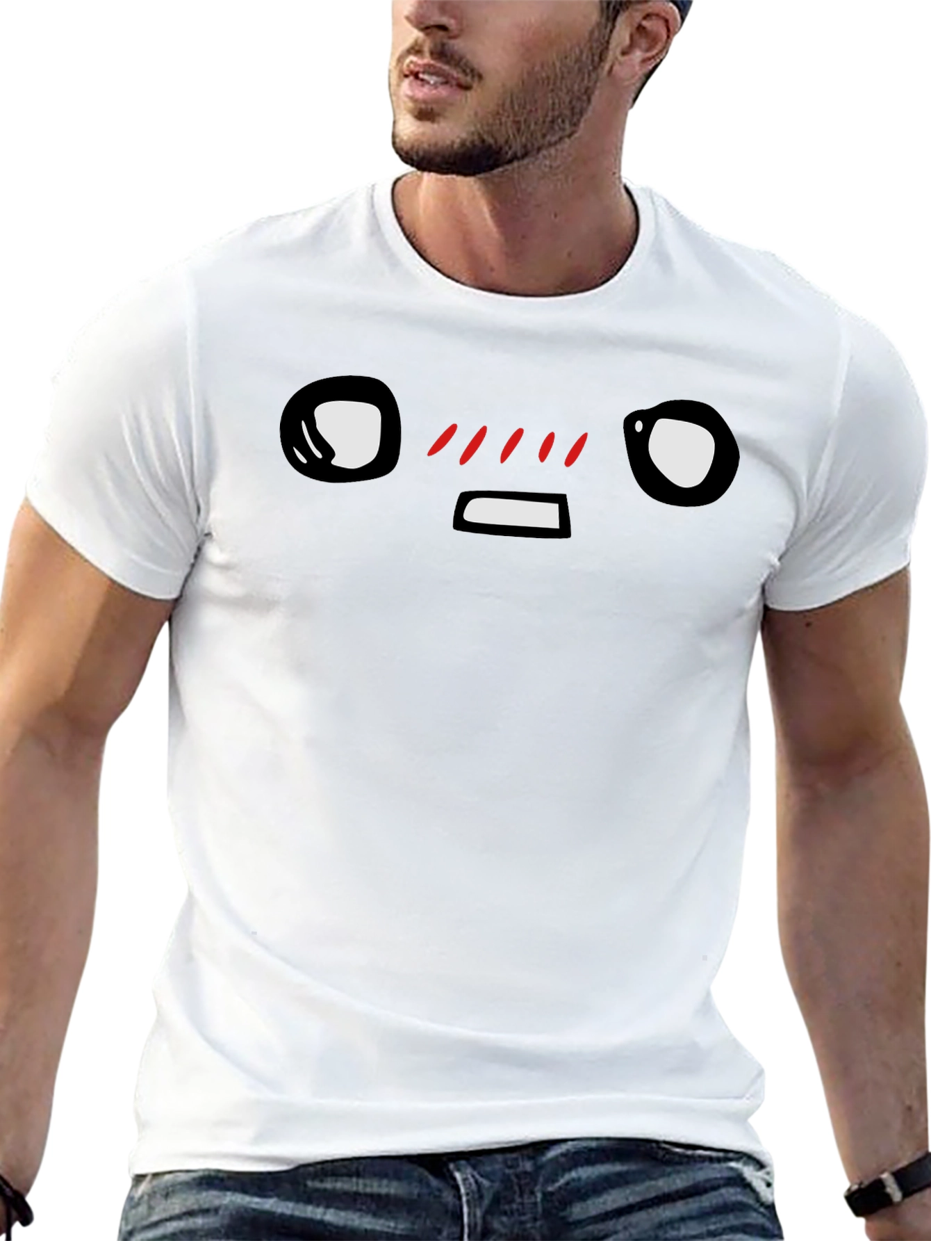 Funny Face Black Graphic Tee