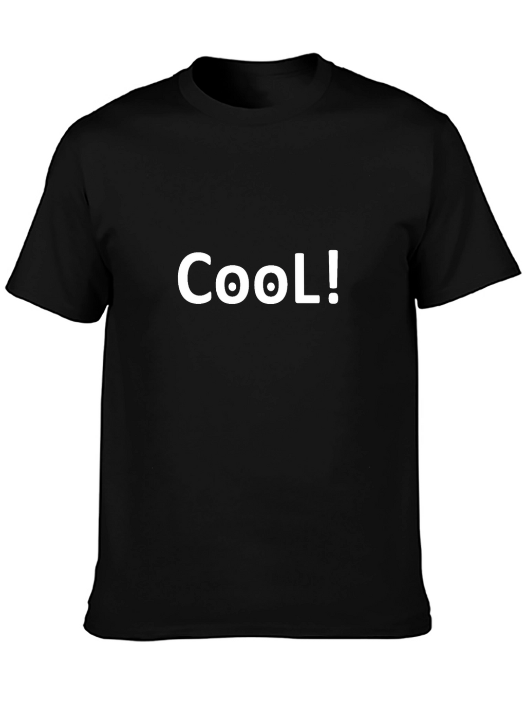 Cool! Black T-Shirt - Stylish and Comfortable