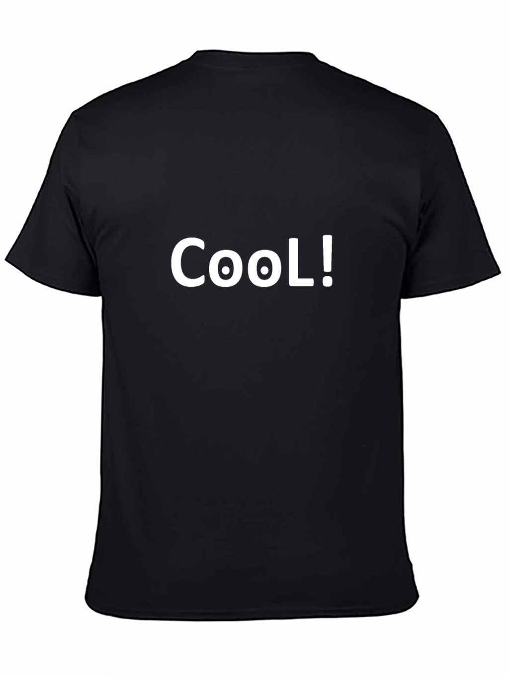 Cool! Black T-Shirt - Stylish and Comfortable