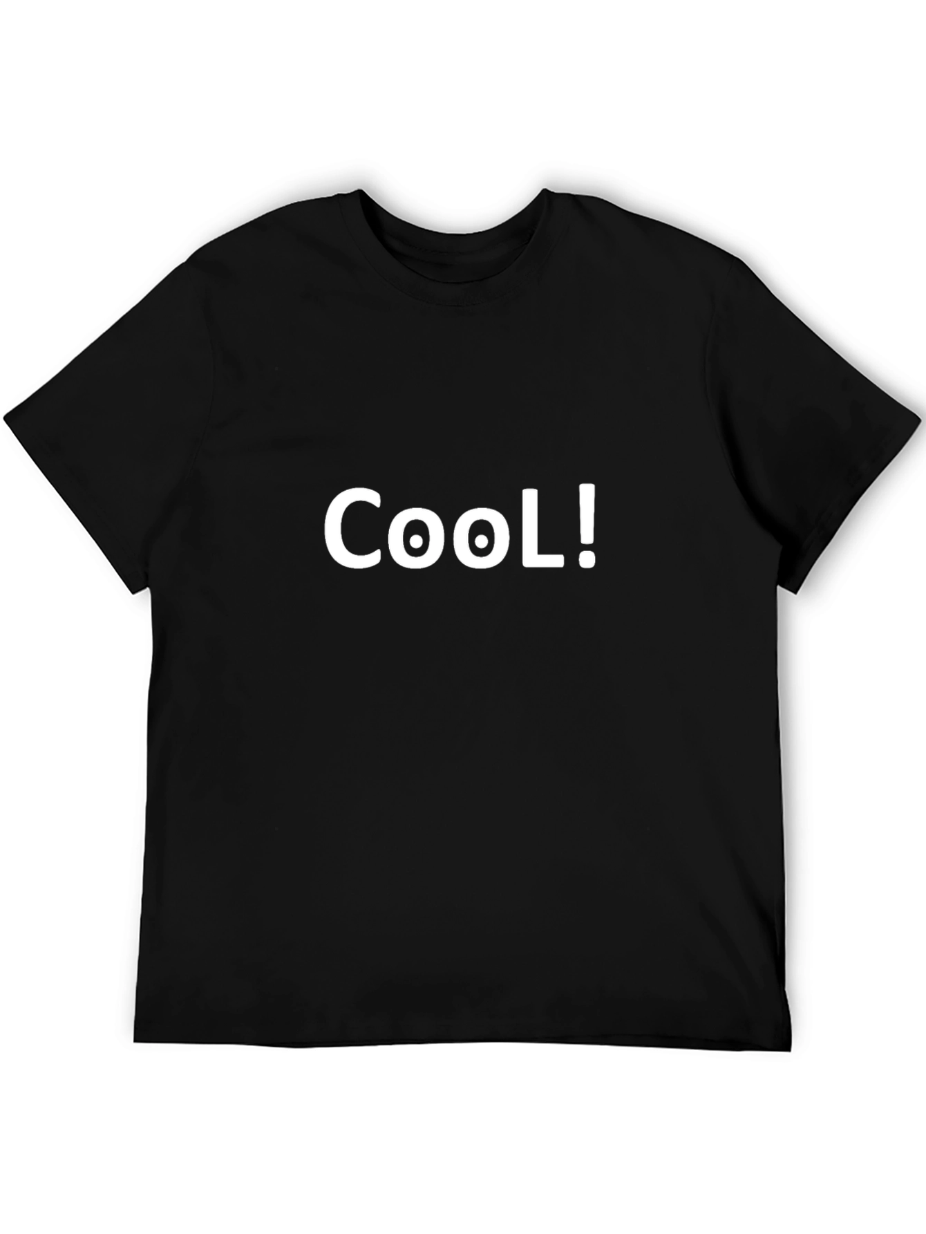 Cool! Black T-Shirt - Stylish and Comfortable