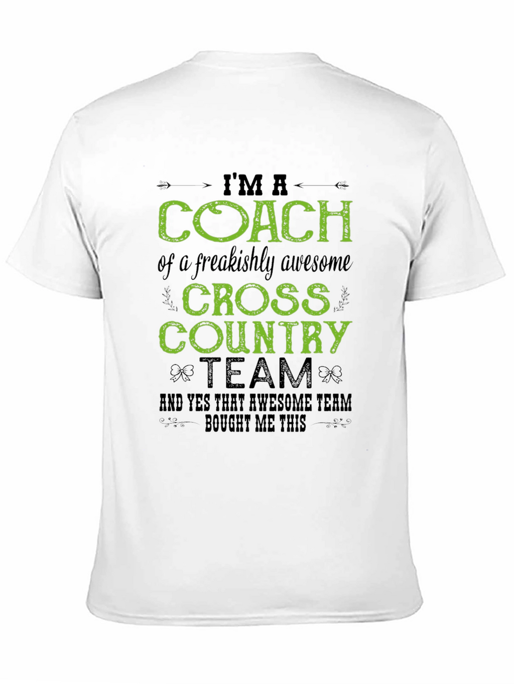 Cross Country Coach T-Shirt - Awesome Team Gift