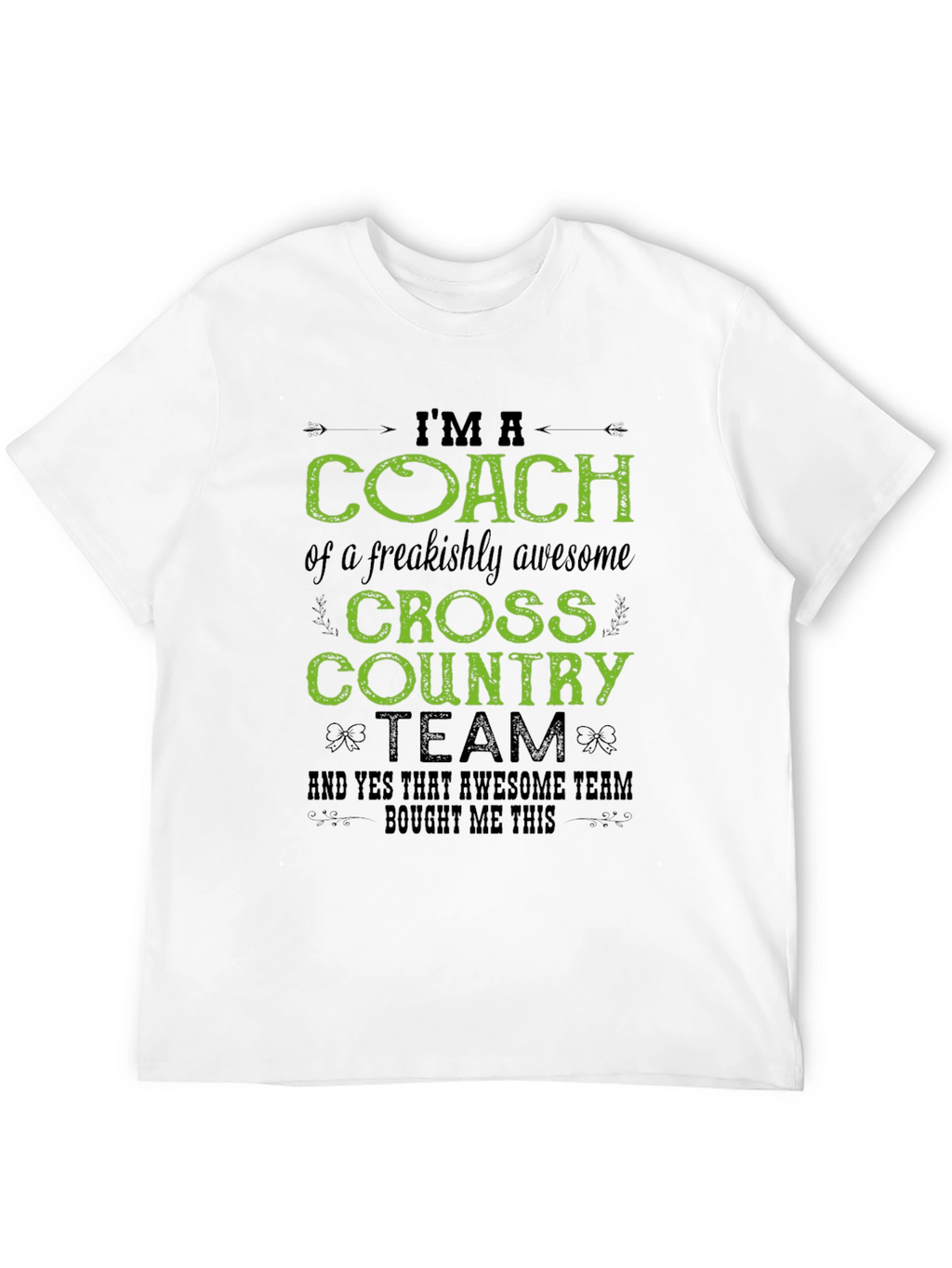 Cross Country Coach T-Shirt - Awesome Team Gift