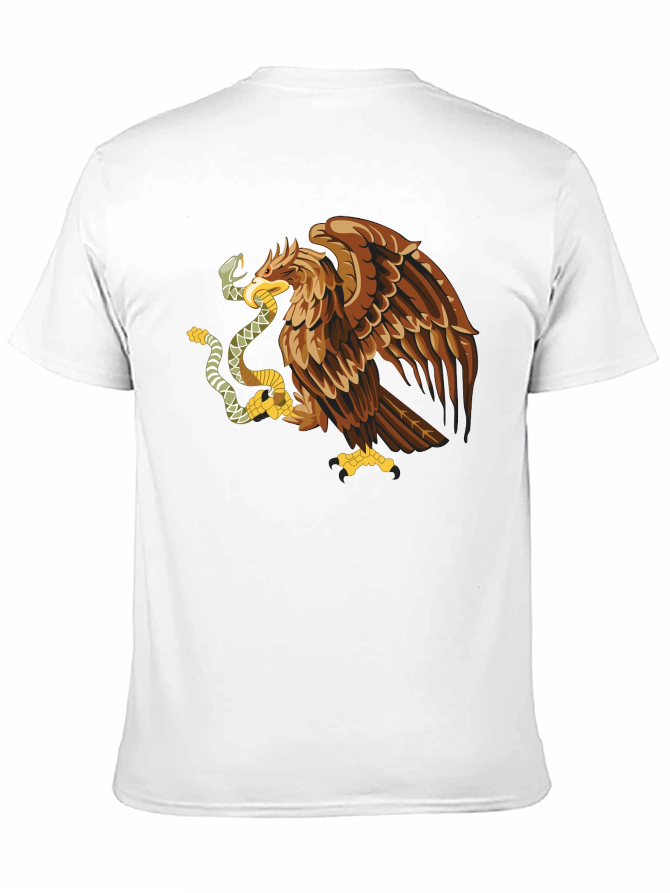 Mexican Eagle Graphic T-Shirt - Black