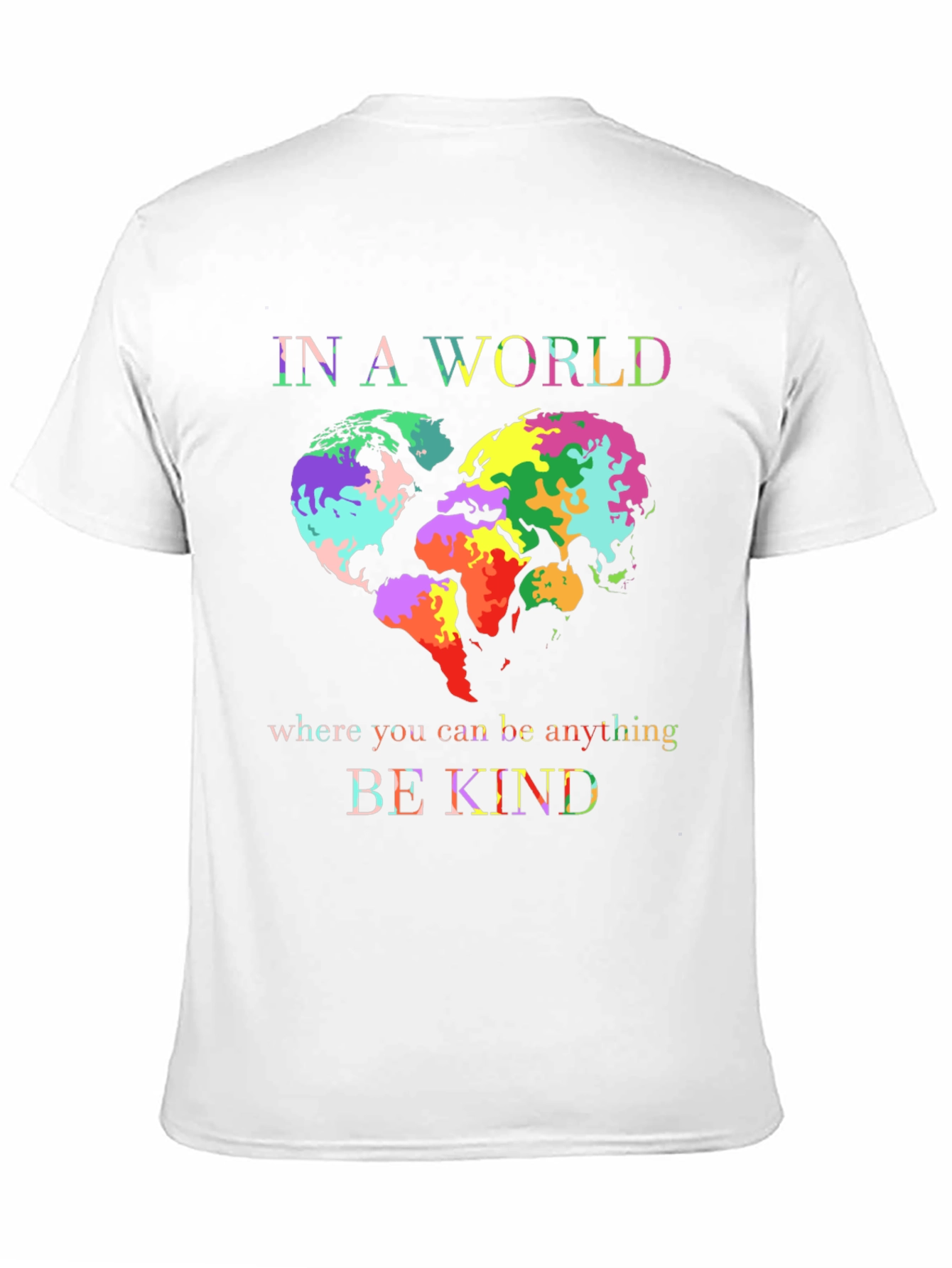 Be Kind World Heart Graphic Tee